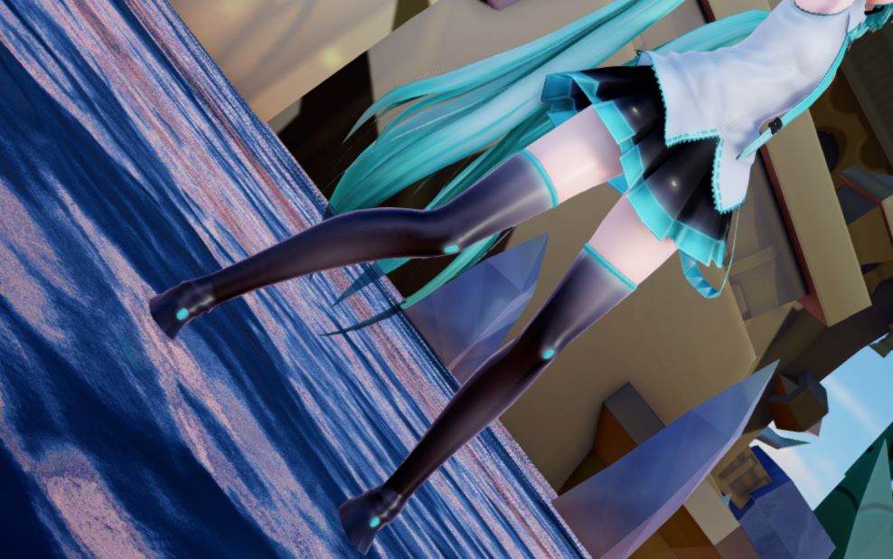 光滑质感肌肤测试【TDA公式服初音 MMD】右肩的蝶哔哩哔哩bilibili