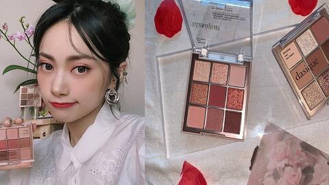 Lilac 英文字幕 K Beauty Dasique眼影盘试色分享 哔哩哔哩