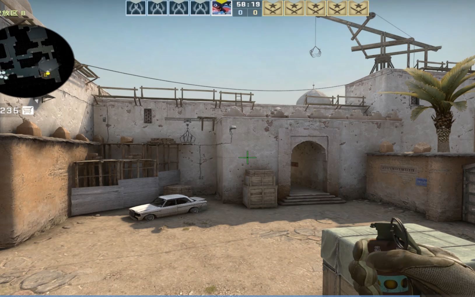 dust2.b洞ct天窗无敌闪 实战demo