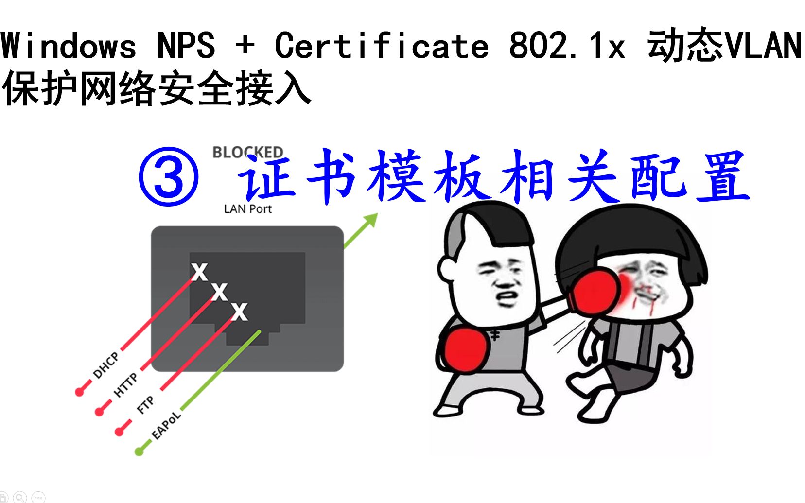 802.1x 基于用户证书的动态vlan认证 3 证书模板相关配置并利用GPO下发哔哩哔哩bilibili