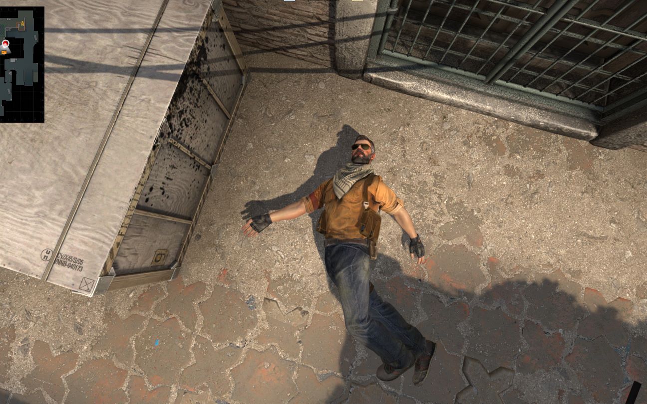 csgo中的神奇死亡姿势