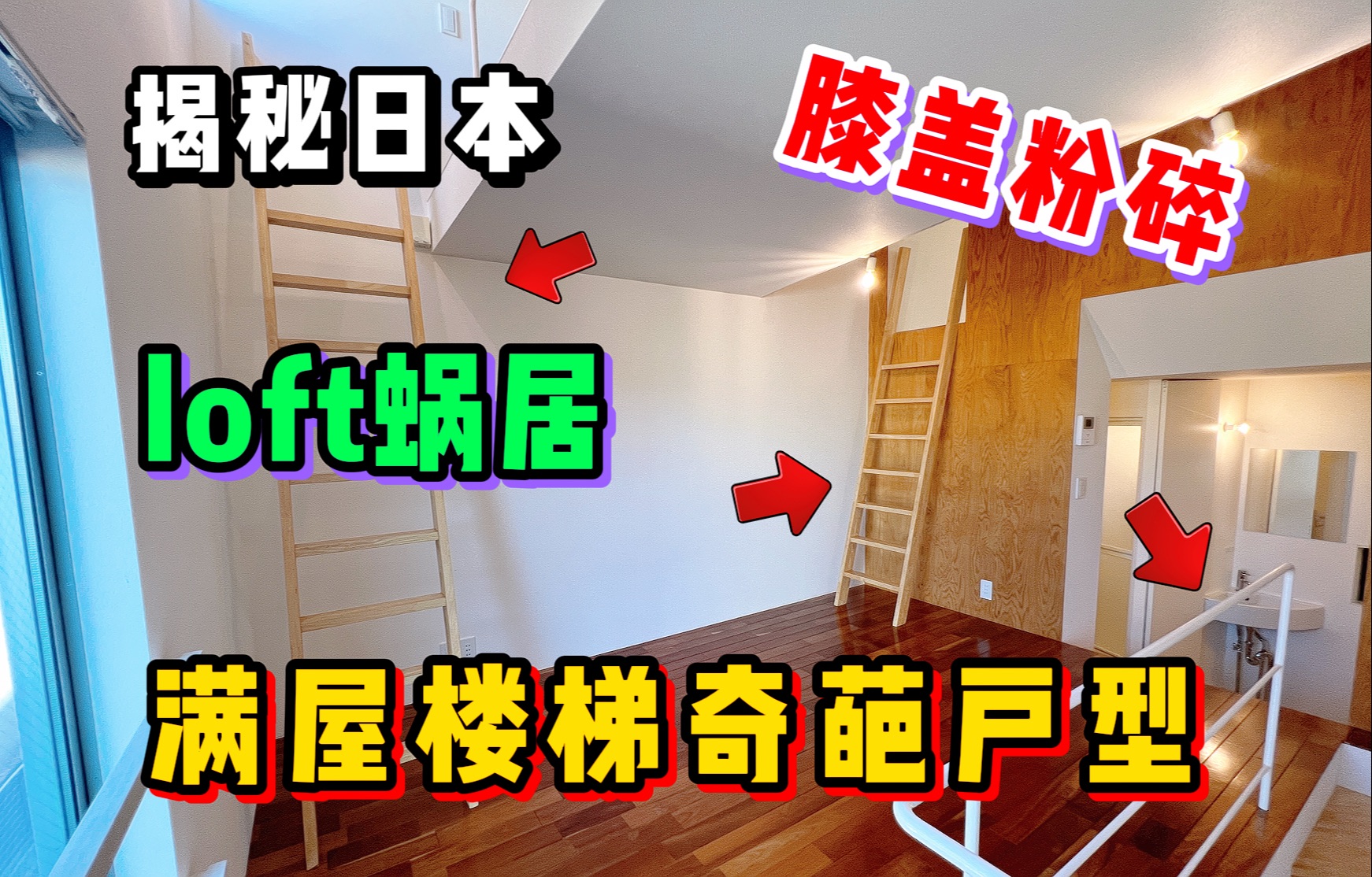 [图]日本奇葩loft小蜗居！满屋全是楼梯 究竟为何人气？