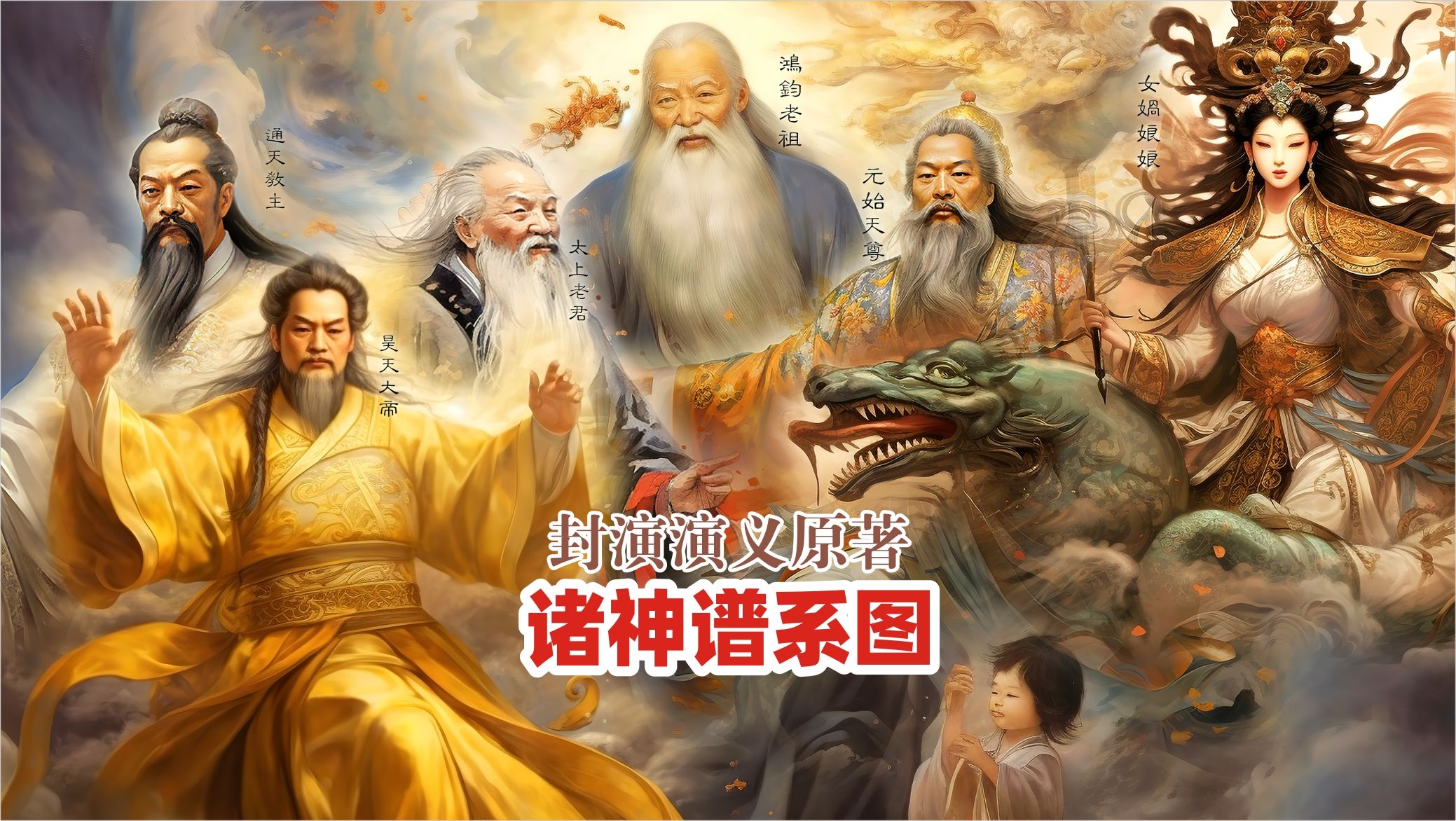 [图]封神榜诸神谱系图丨观影前你须了解的封神谱系图