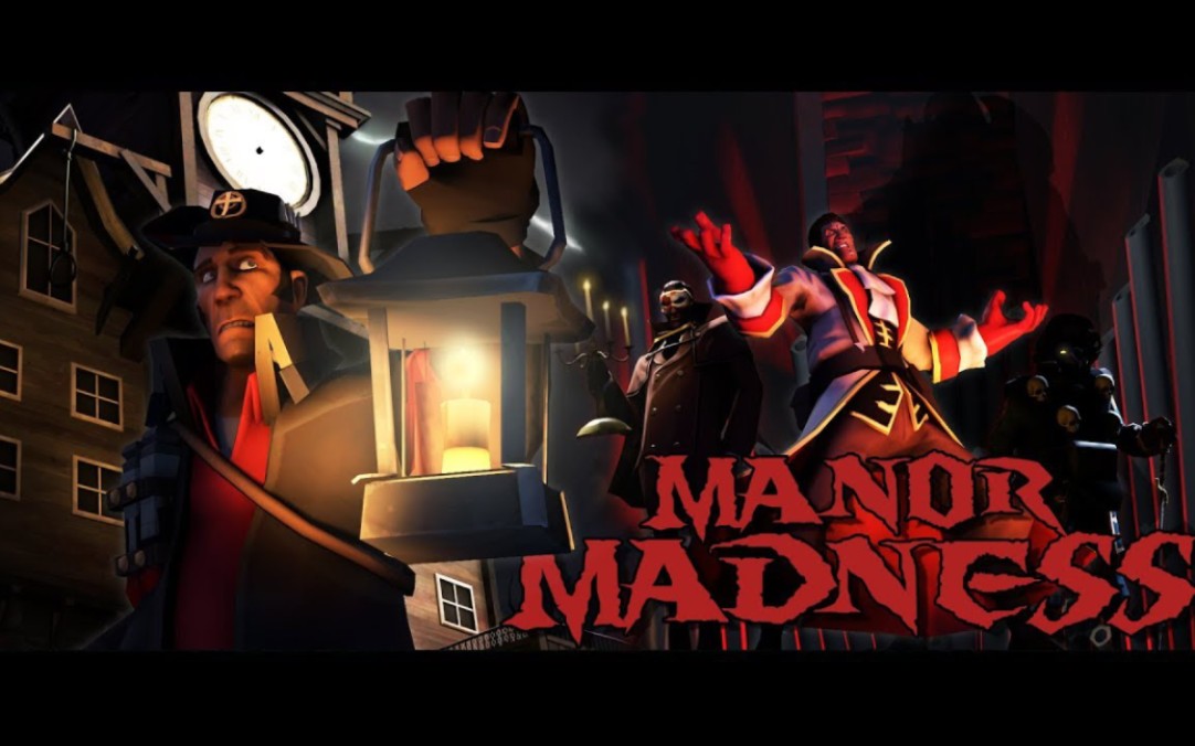 【转载/GooglyGazer】[SFM]  Manor Madness  [TF2 Halloween]哔哩哔哩bilibili军团要塞2