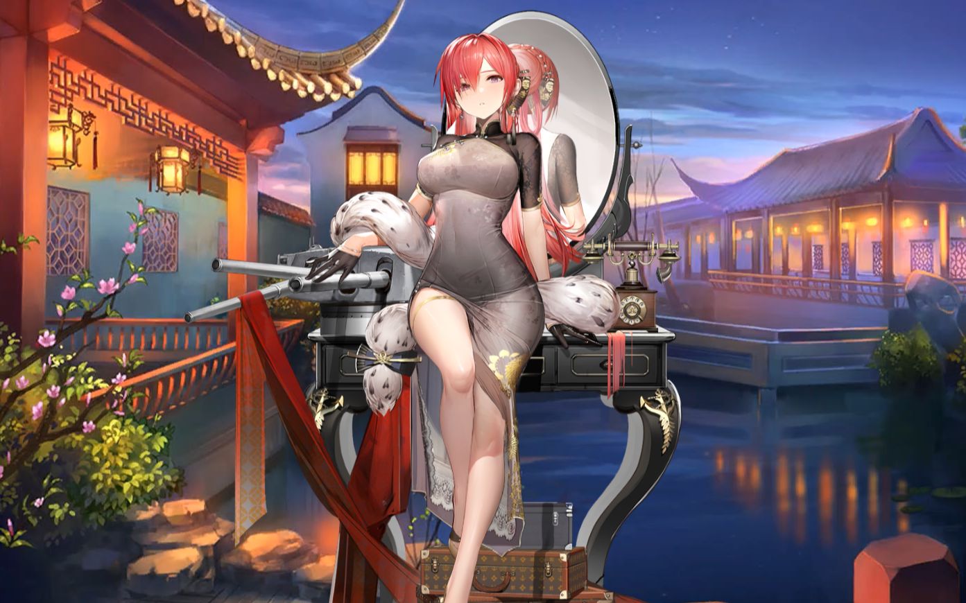 碧蓝航线君主皮肤赭红爵禄自制live2d食用指南