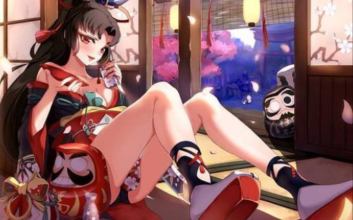 决战平安京〕论一个200多场的妖刀能有多下饭 17/6 打野妖刀姬