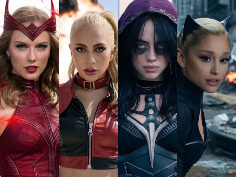 不得不说,漫威 dc造型好适合这些女歌手!