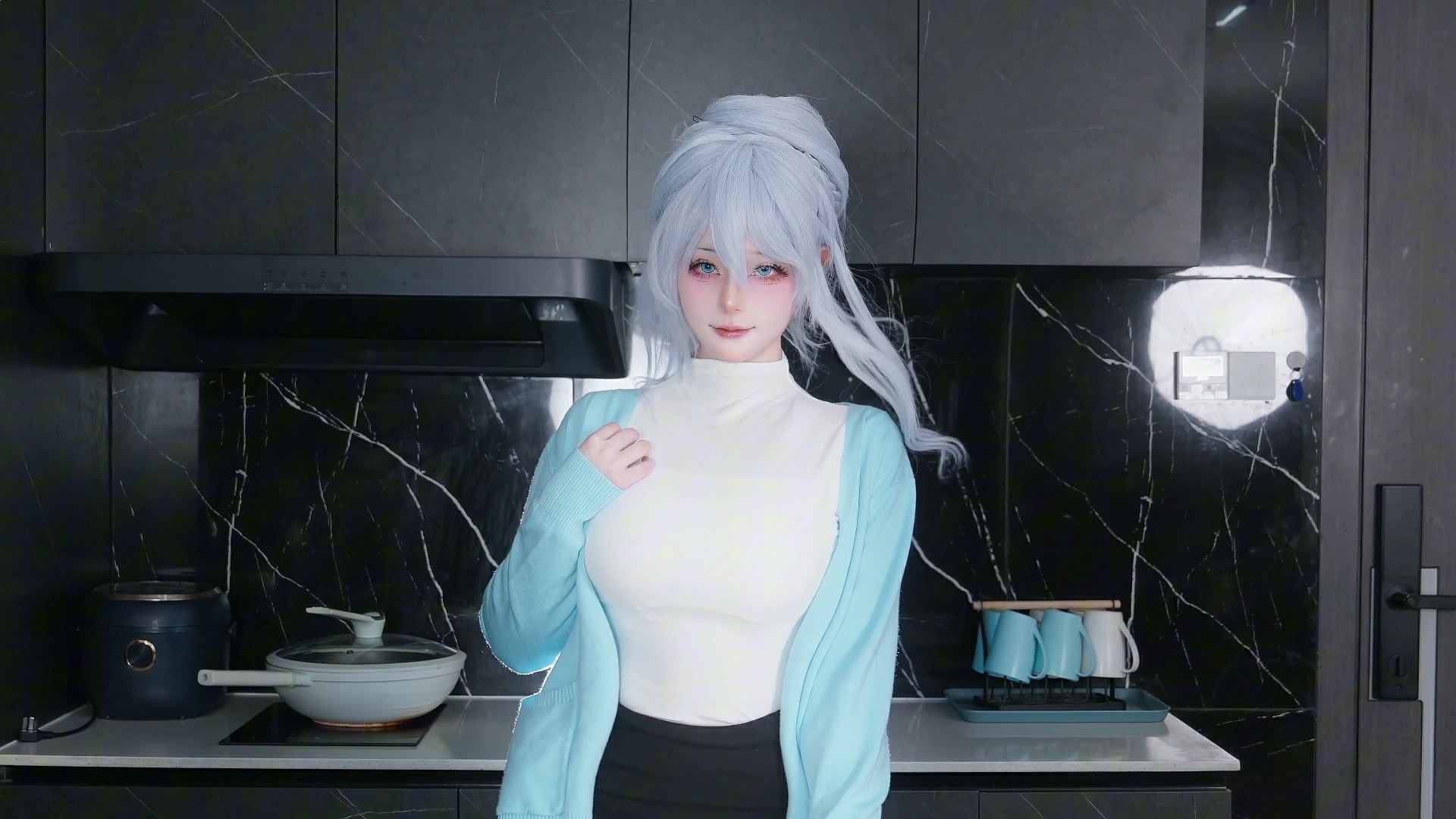 【4k|雪女cos】你好,我是新搬来的邻居-就是卷卷呀i-就是卷卷呀i-哔哩哔哩视频