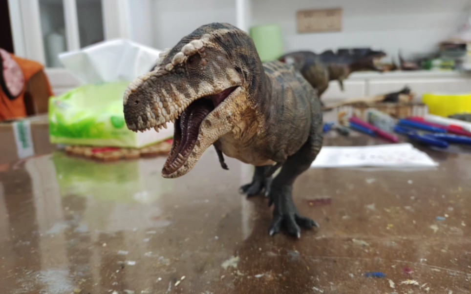 史前星球暴龙涂装 恐龙模型涂装分享