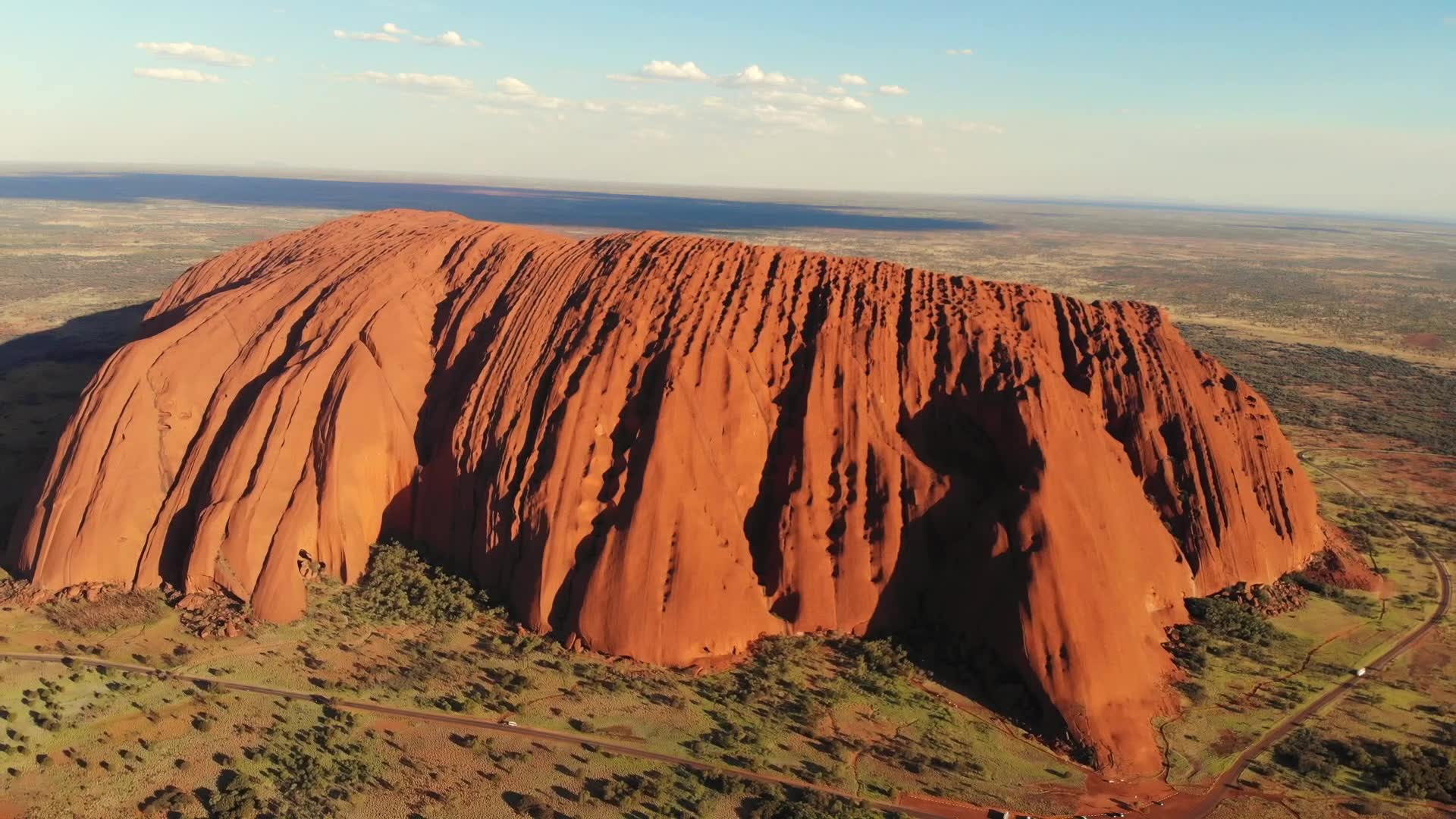 澳大利亚乌鲁鲁uluru-kata tjuta无人机航拍