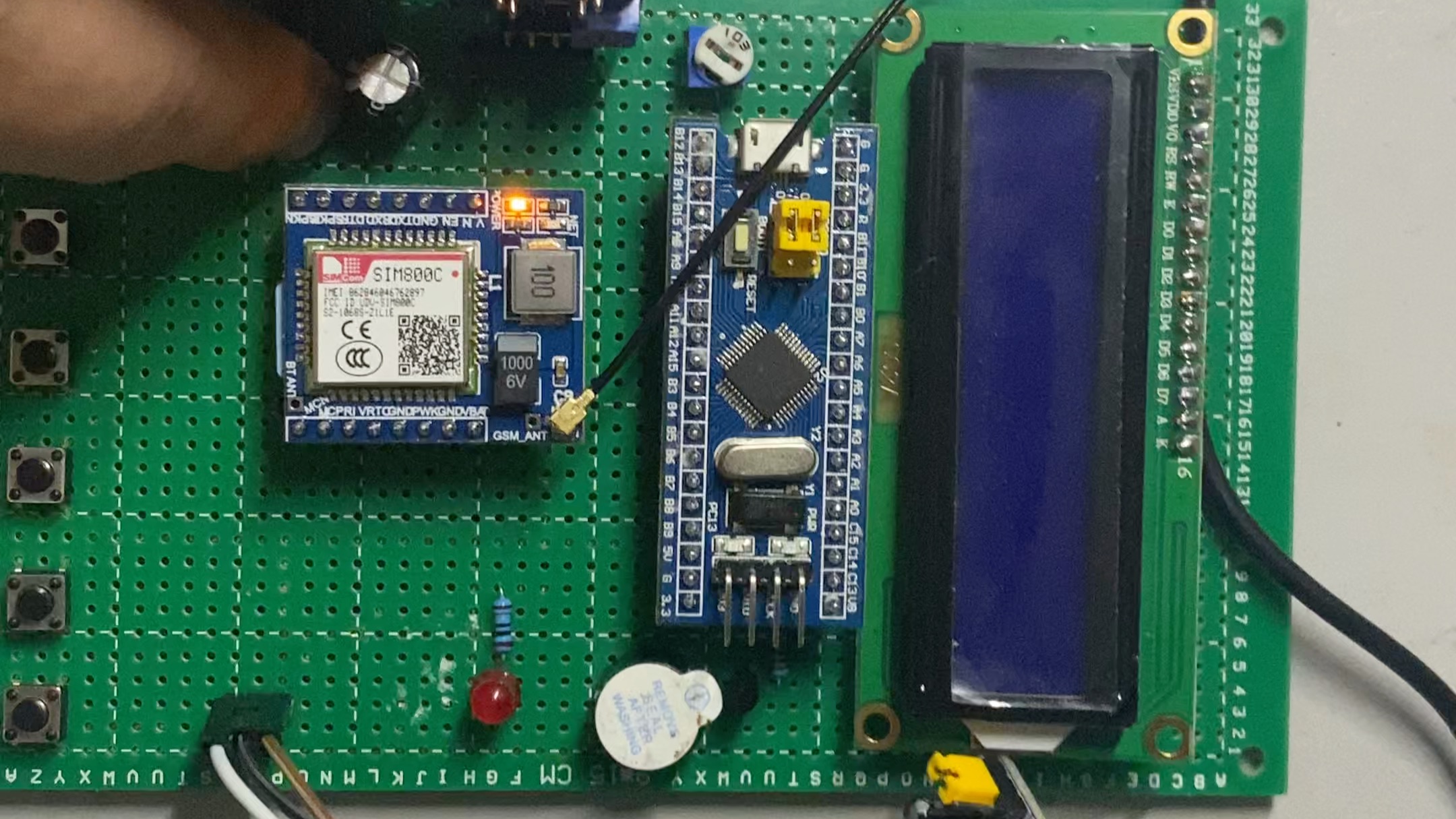 [图]基于STM32单片机家庭防火防盗GSM短信报警系统设计