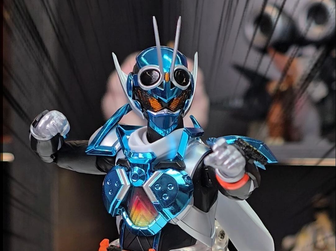 令和首款电镀骑士!shf假面骑士歌查德 蒸汽蝗虫【塑唐测评】