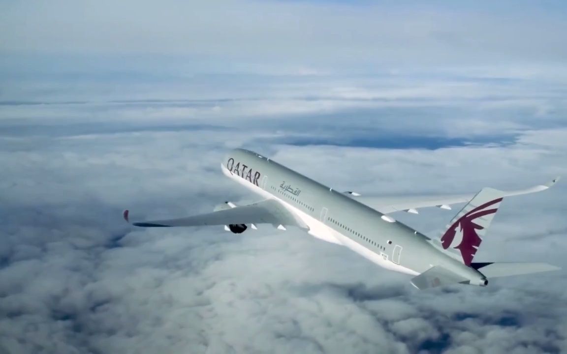 卡塔尔航空a350 xwb -从各个角度看都很漂亮
