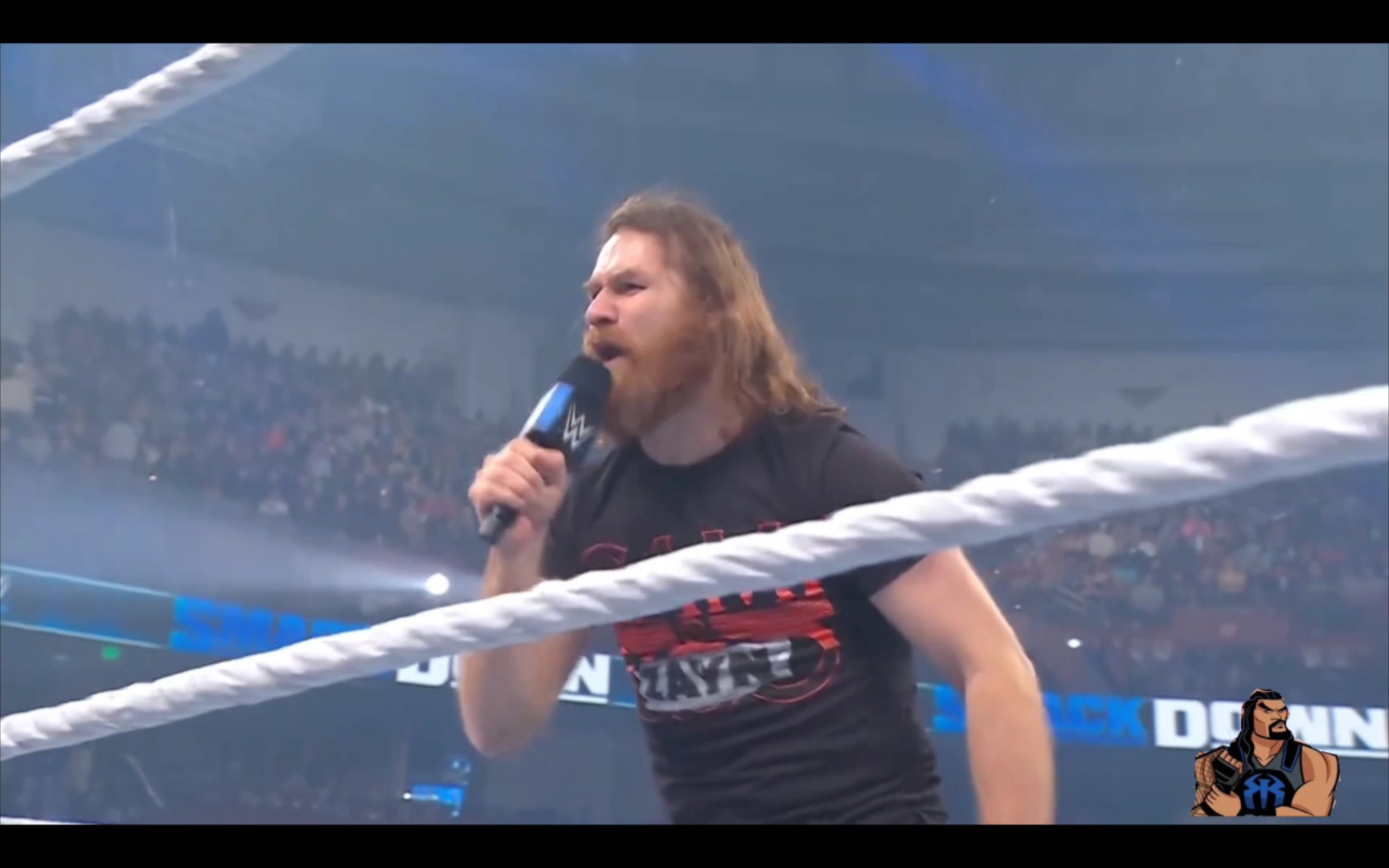 【wwe】sd1224 愤怒的萨米宣布挑战罗曼的毋庸置疑全球冠军!