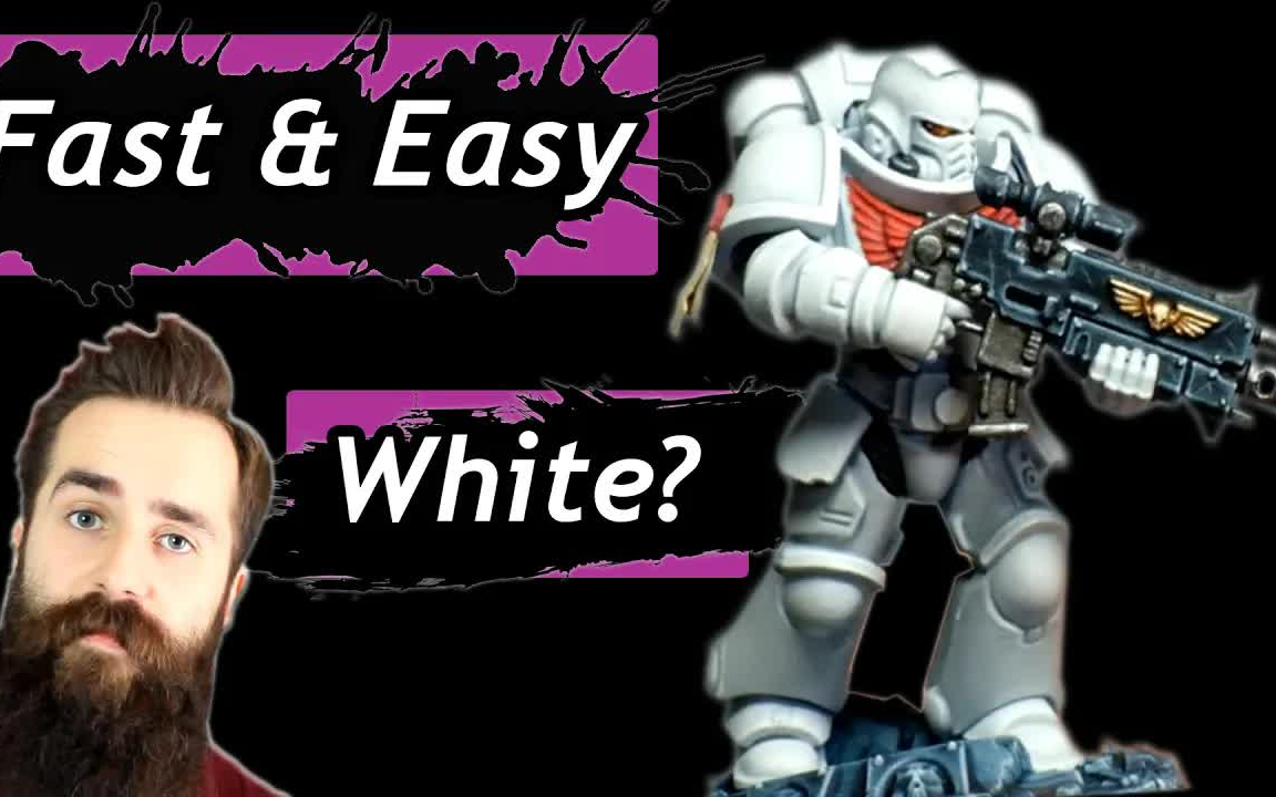 战锤40k 简单易学速涂 "白色"星际战士