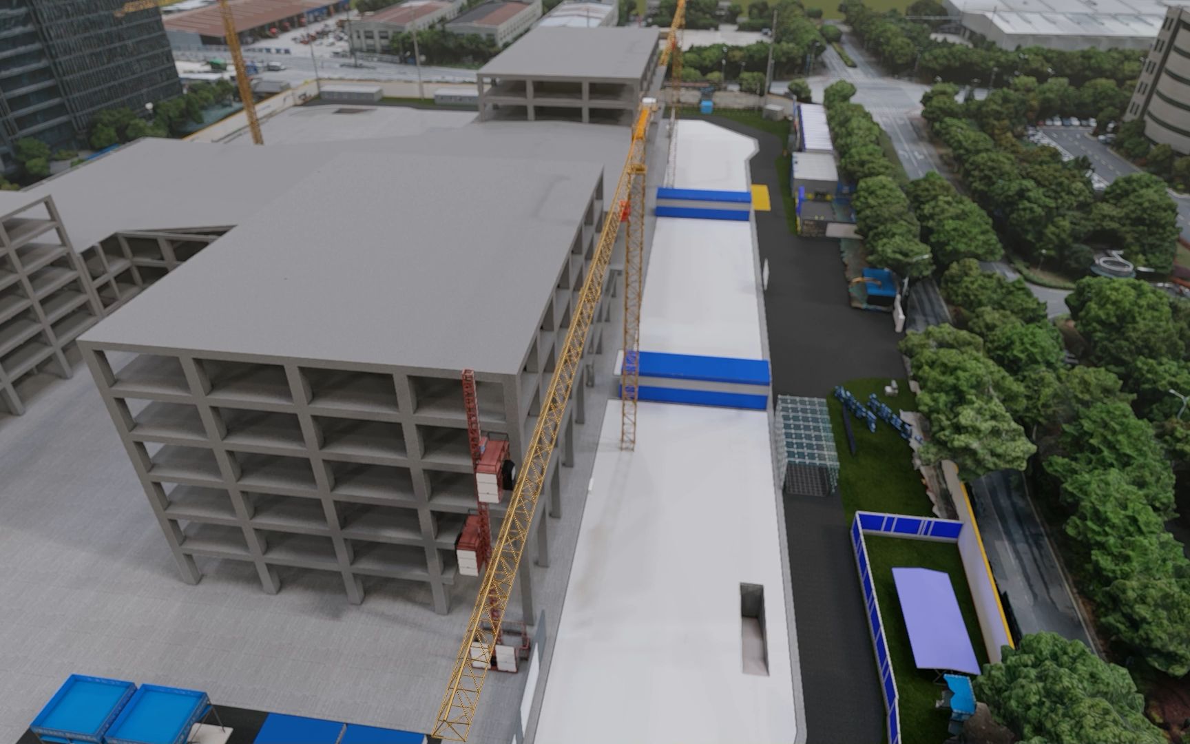 倾斜摄影 bim场布