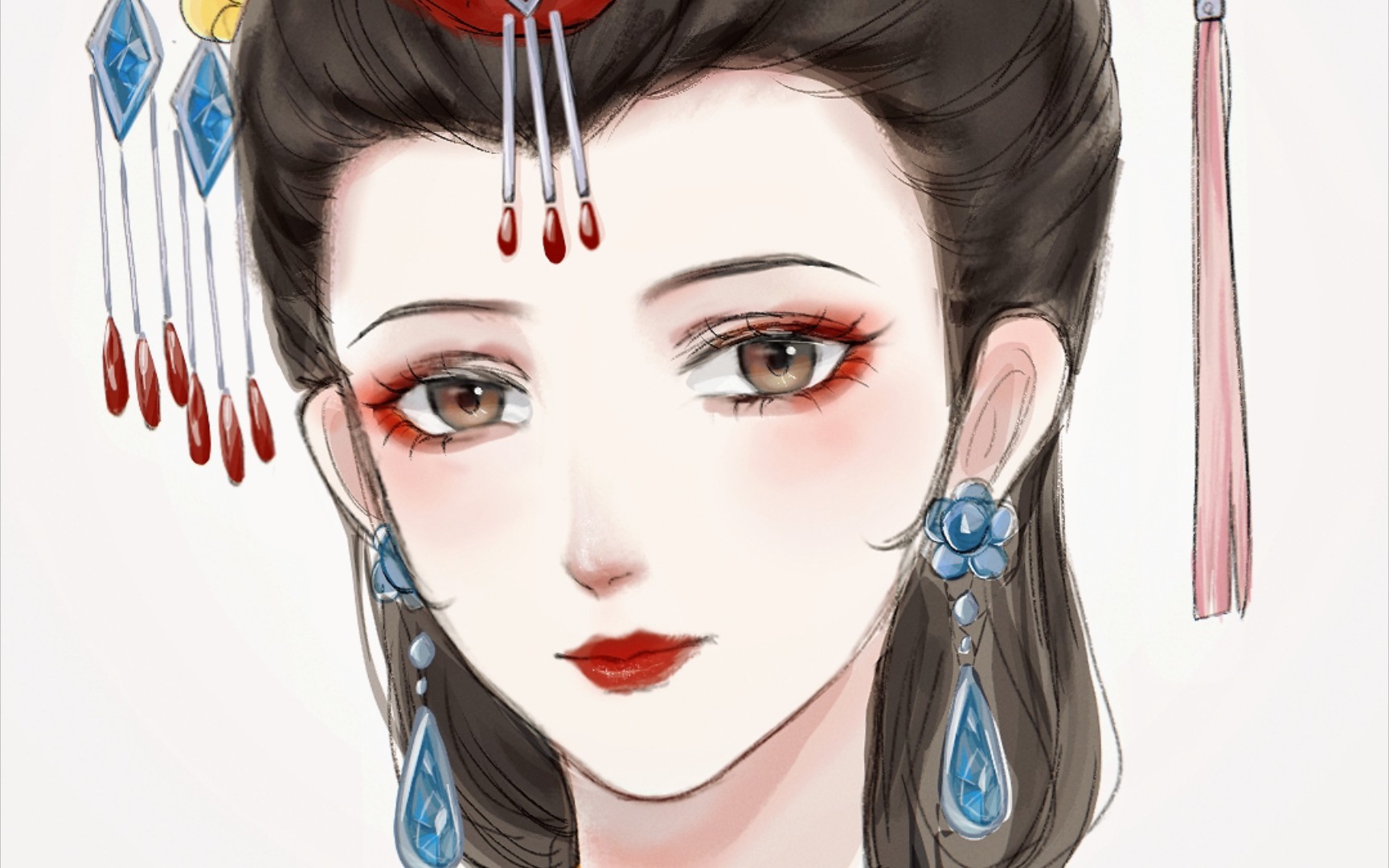 【指绘】女儿国国王 | 甄姬