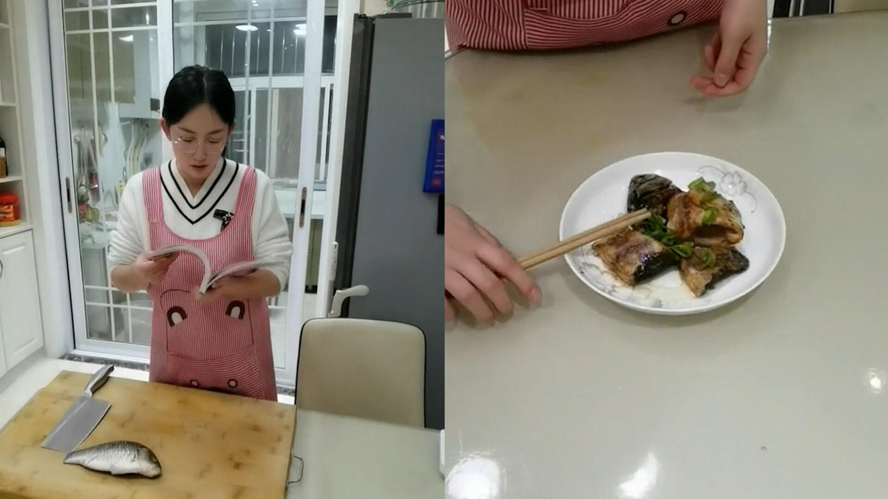 医生妻子为丈夫过生日,回家后亲自下厨,菜出锅时丈夫的反应亮了_哔哩