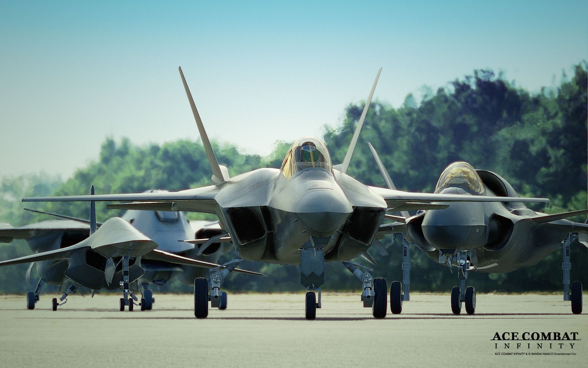 ace combat  infinity -  aerospace center defense