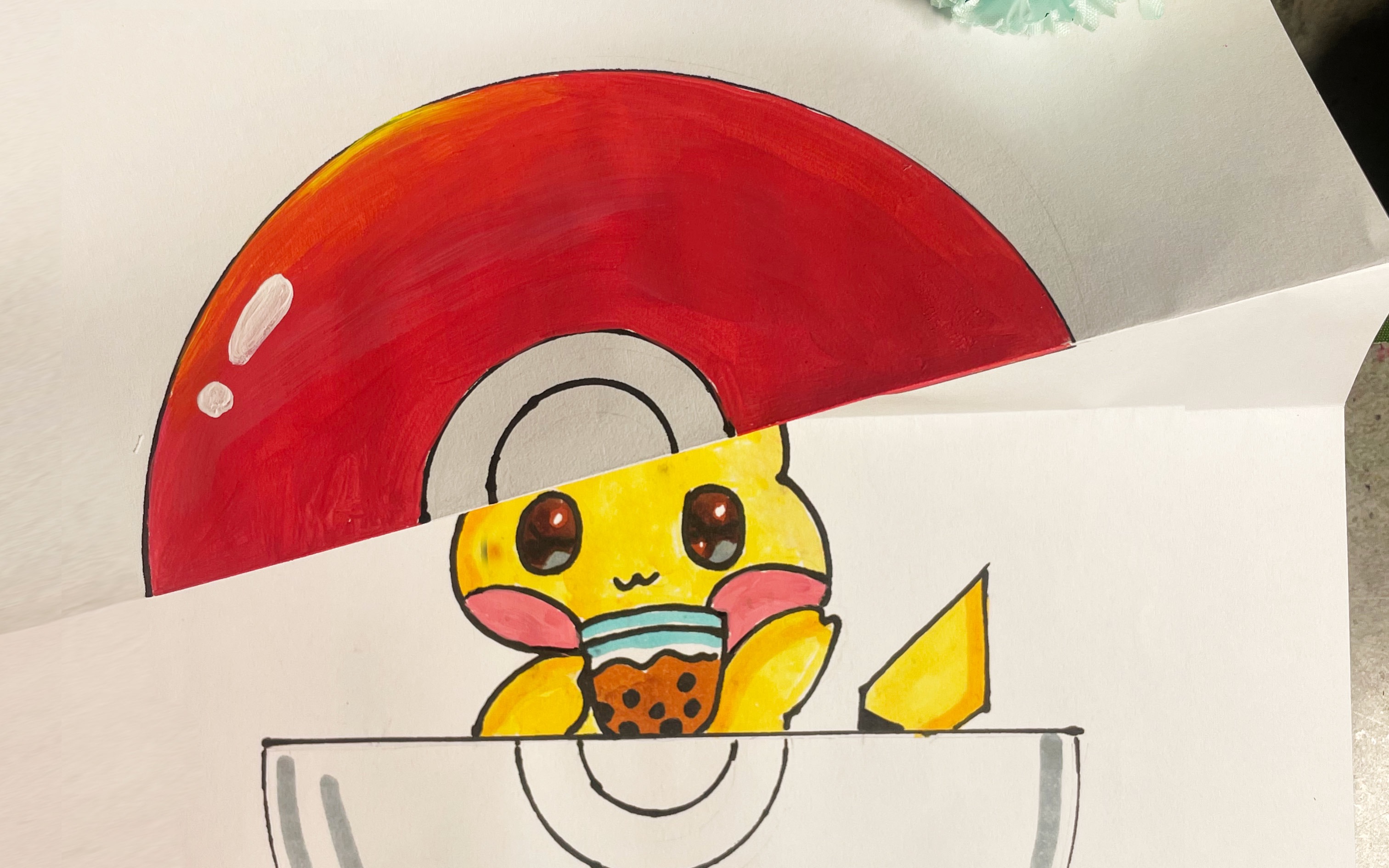 有手就一起来画精灵宝可梦皮卡丘!