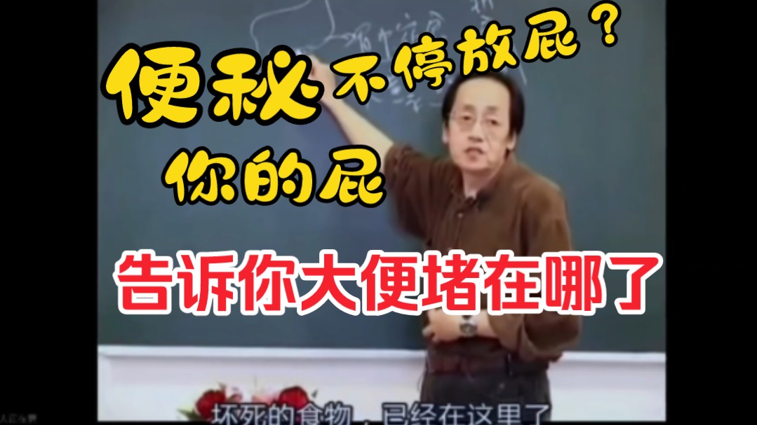 倪海厦:便秘分四种，大便堵在胃，十二指肠，小肠，大肠，你是哪一种？