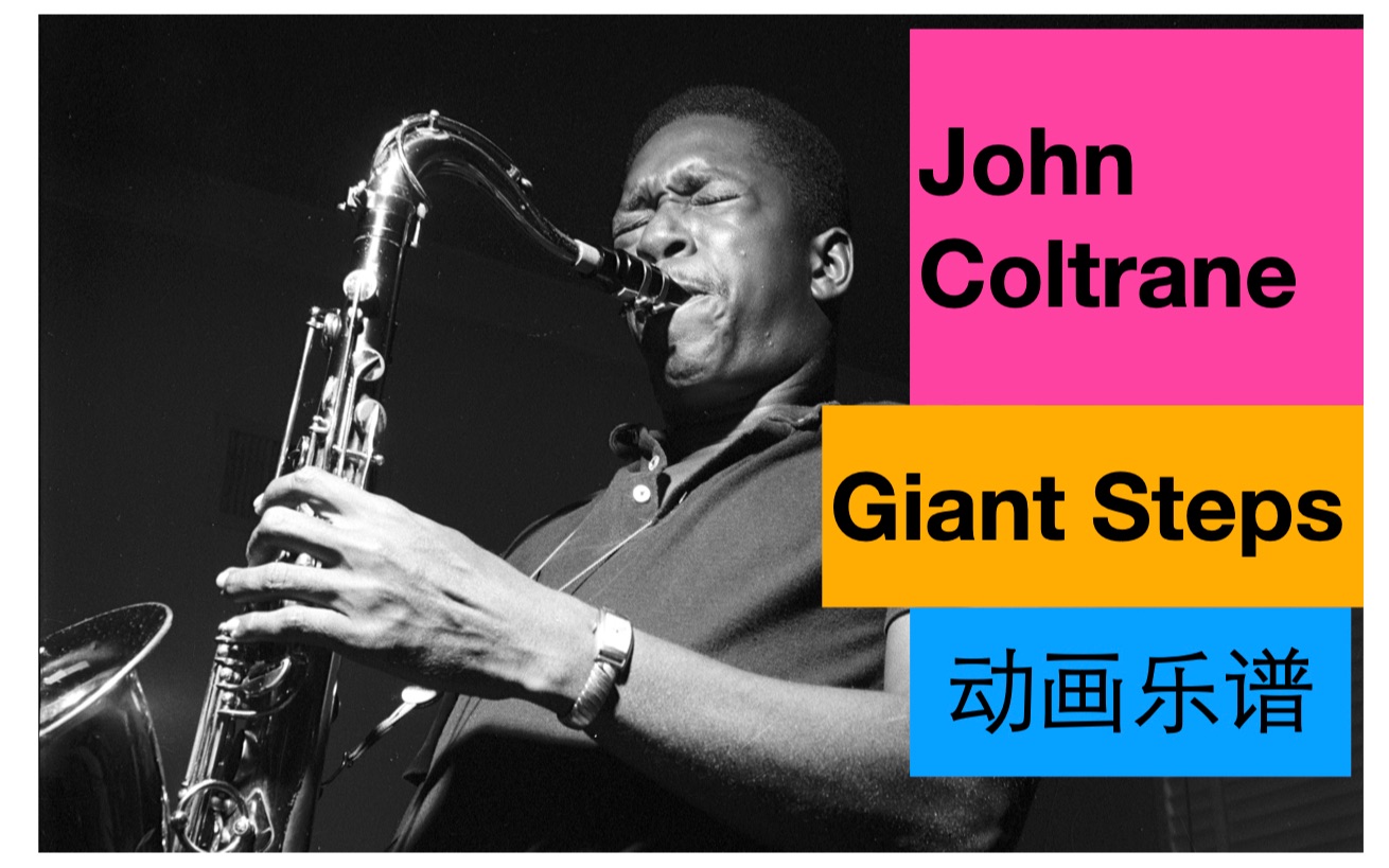 [图]【动画乐谱】 "Giant Steps" 【John Coltrane】