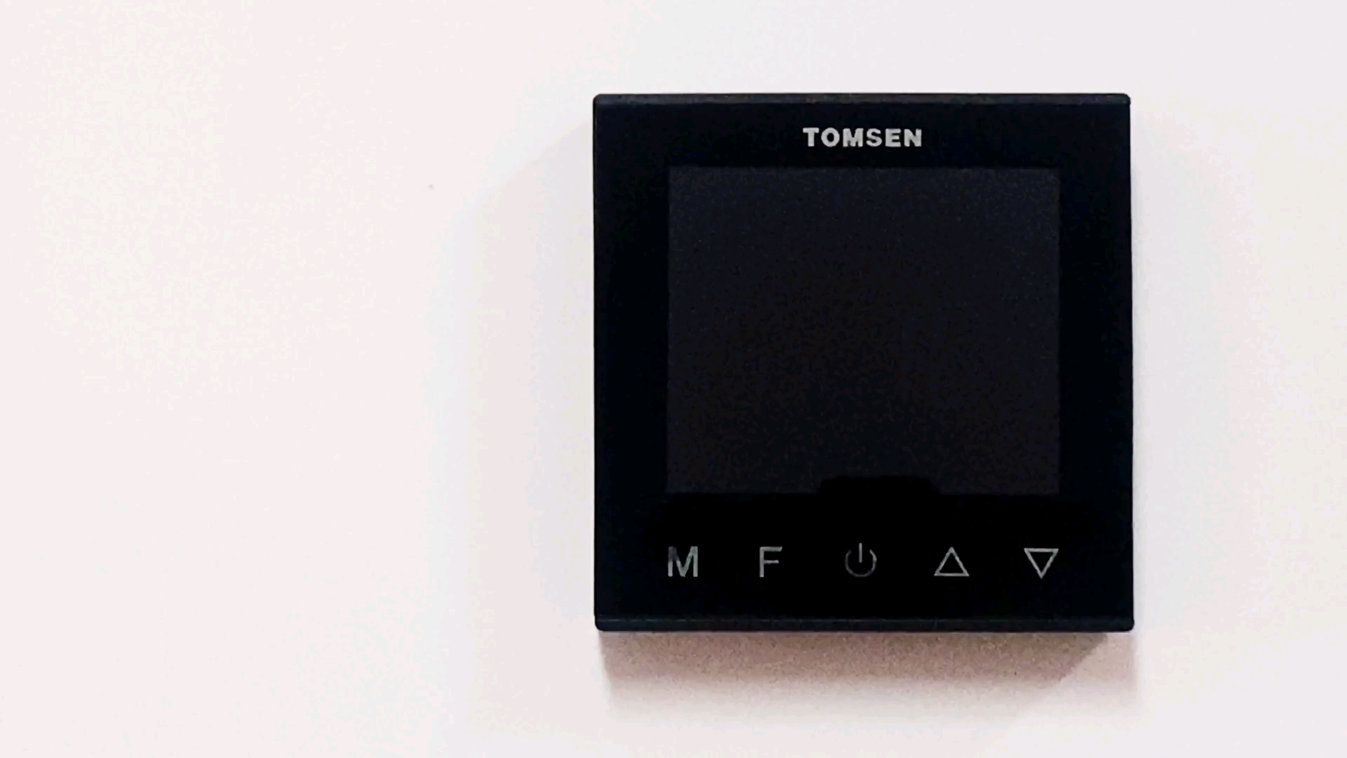 tomsen电水采暖温控器tm828v操作演示