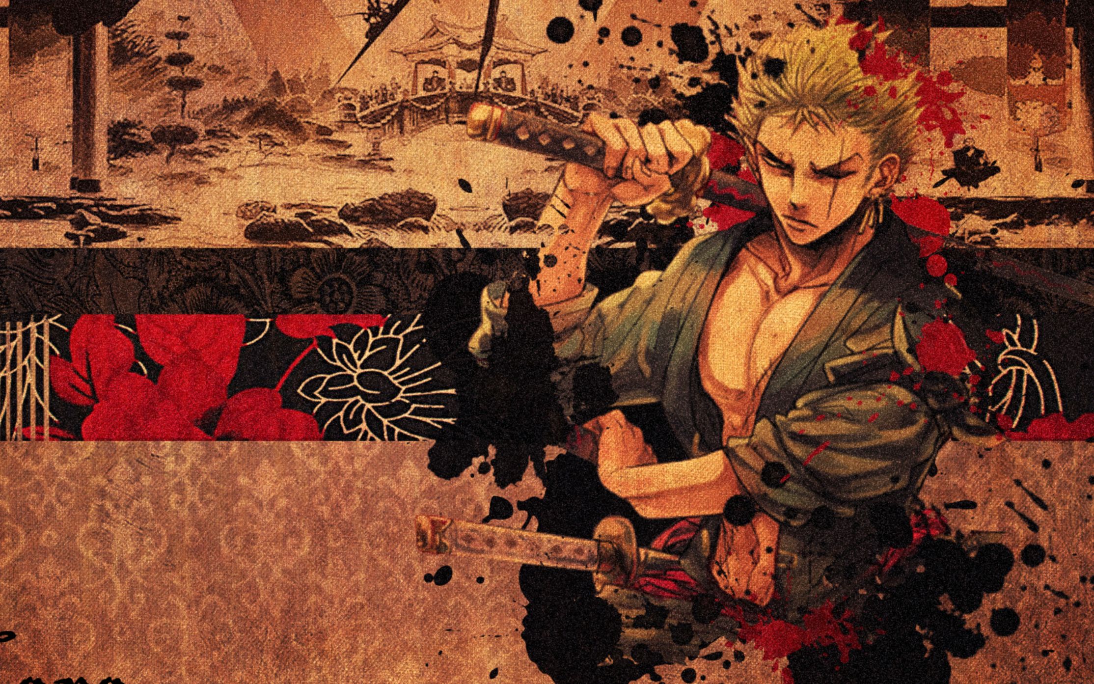 【海贼王·剧情混剪】罗罗诺亚·索隆——剑豪之路(001-黄金城)