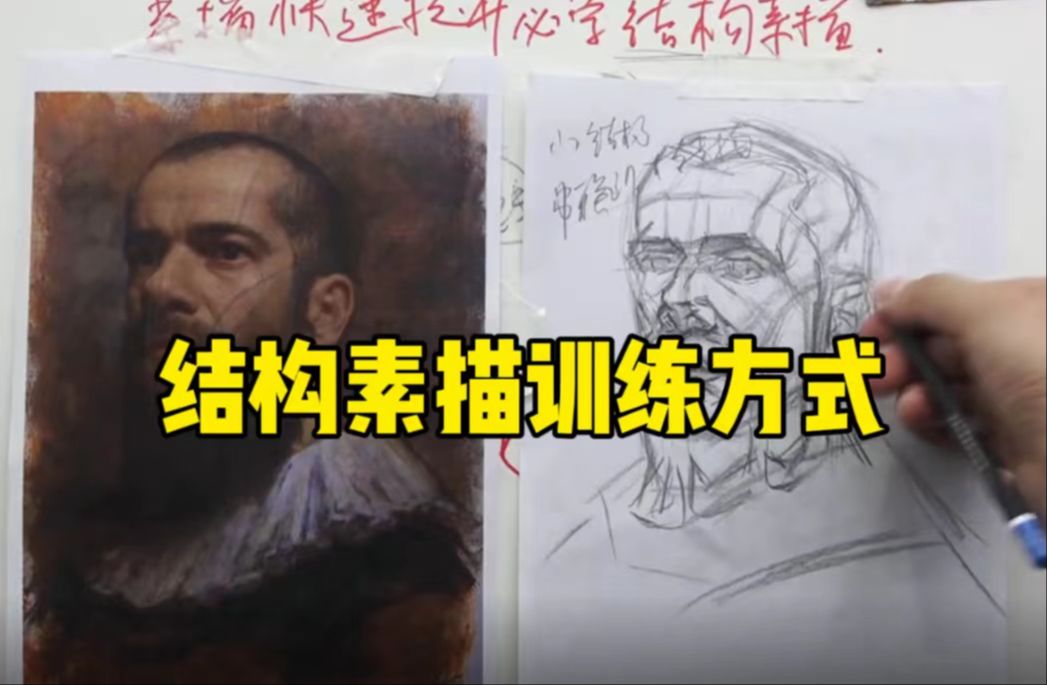 结构素描训练方式 素描入门教程哔哩哔哩bilibili