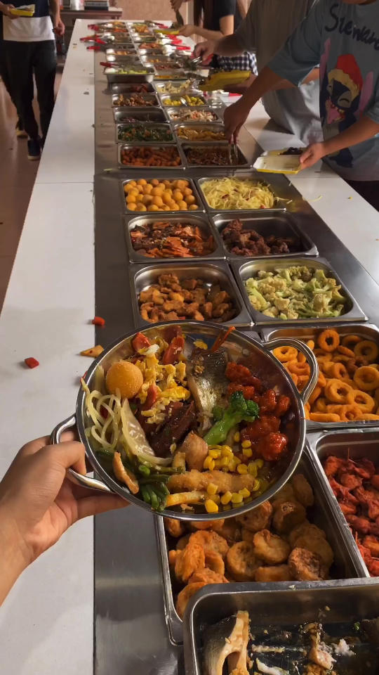 大学食堂的自选菜