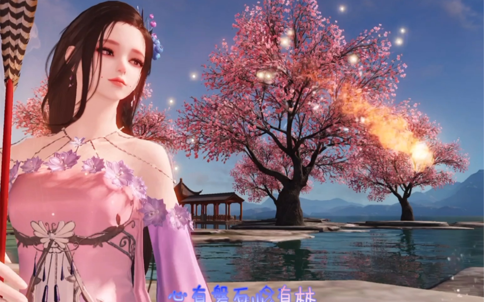 天涯明月刀手游 天香校服跳司命舞也可以很温柔啊