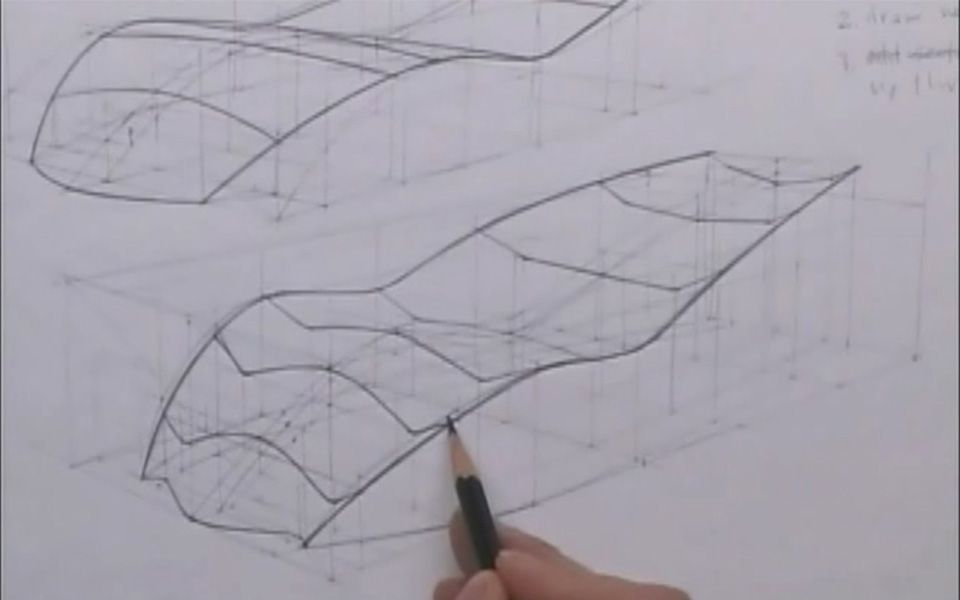 【透视】曲面的透视计算方法-scott robertson