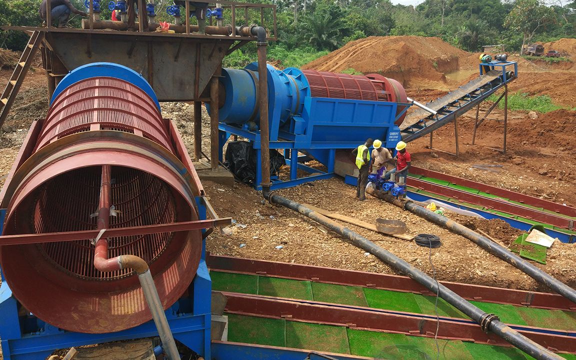 小型选砂金设备