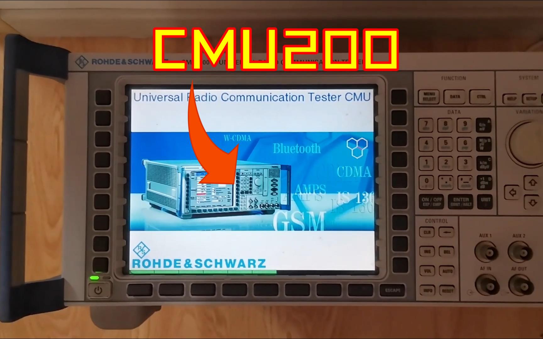 罗德施瓦茨CMU200的无线电综测到了开箱看看,先摸索一下功能.哔哩哔哩bilibili