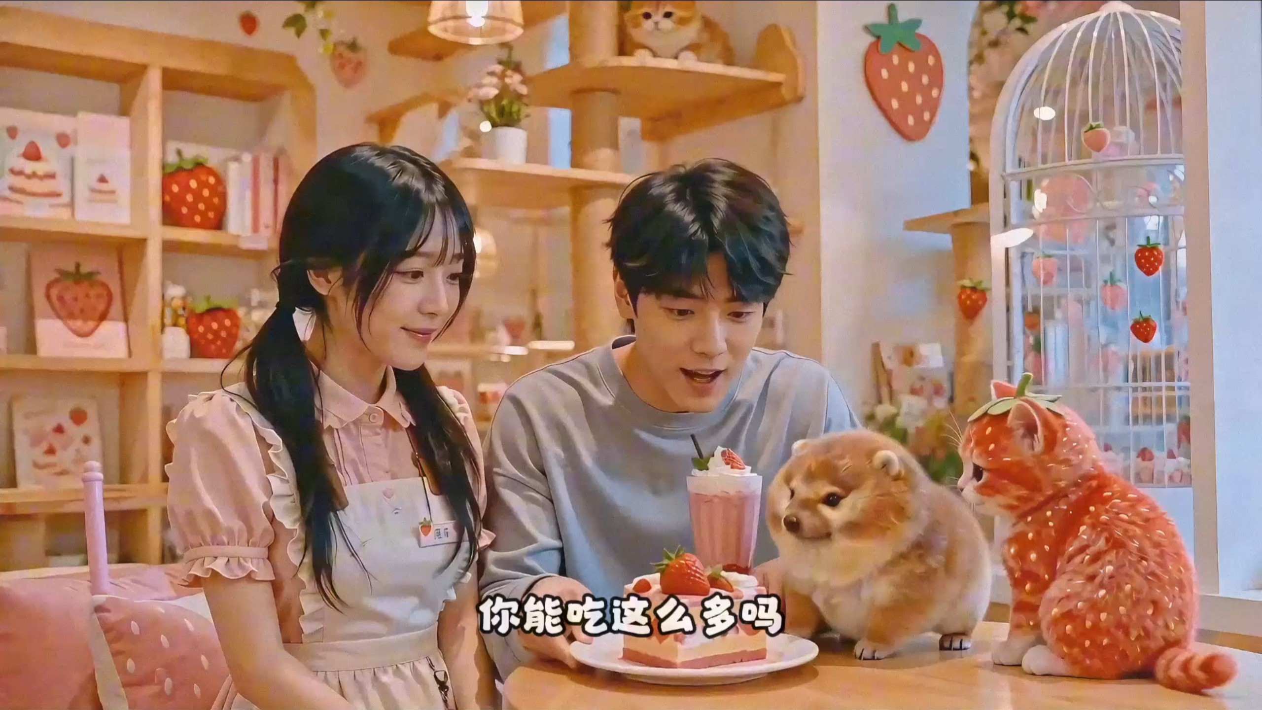 居家小刀盾在猫咖交朋友，太治愈了~