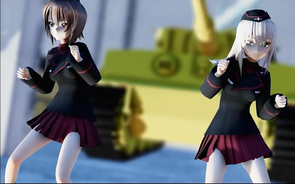 mmd少女与战车黑森峰极乐净土