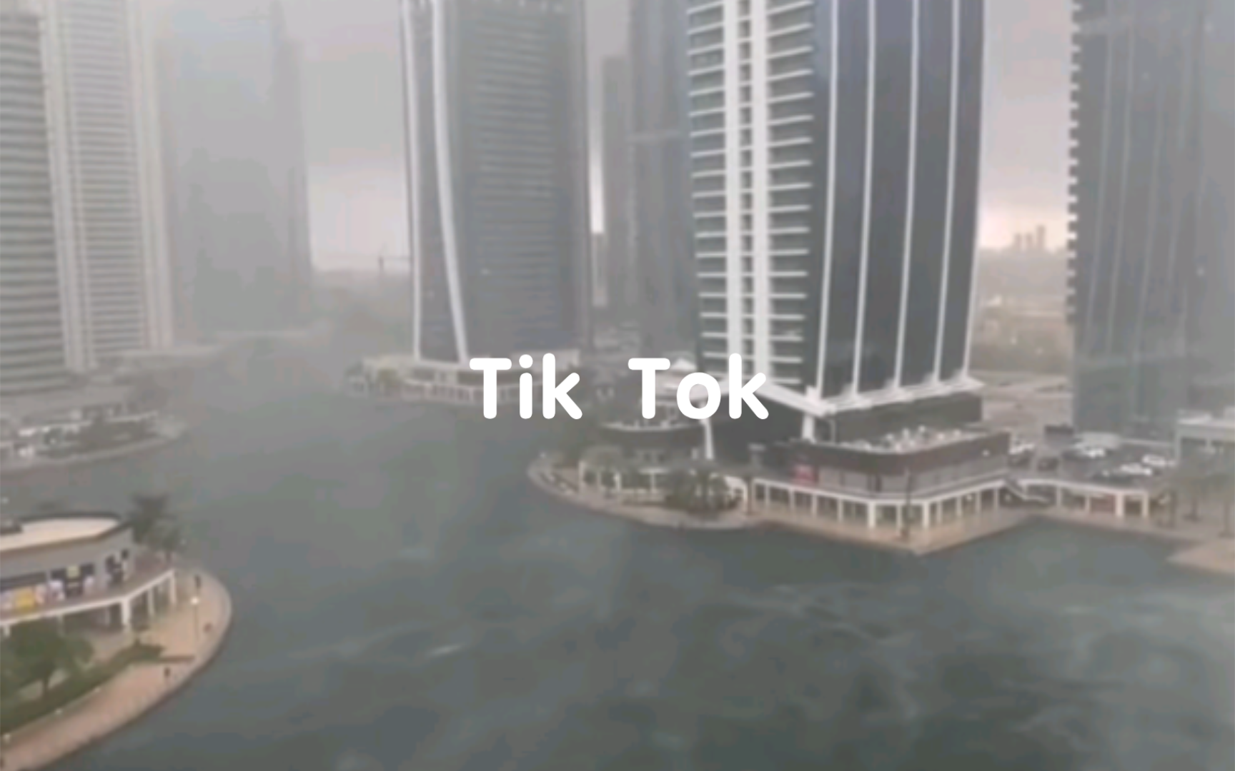 【Tik Tok评论】迪拜洪水泛滥,一天下了一年的雨!哔哩哔哩bilibili