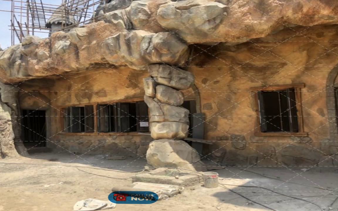 巴彦淖尔水泥塑石工程现场施工 水泥塑石工程施工团队