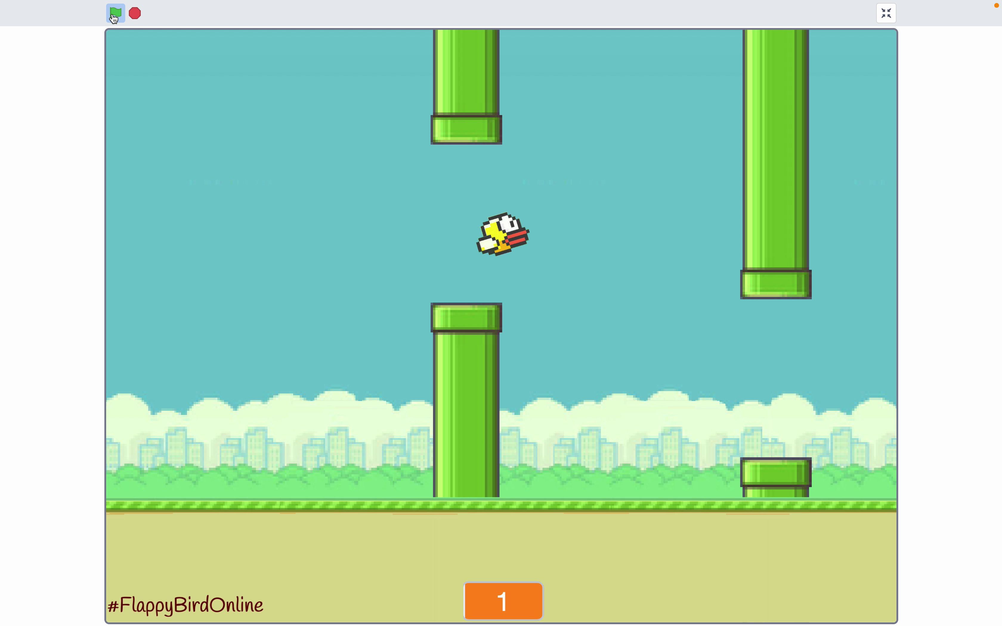 scratch编程100例之飞翔的小鸟