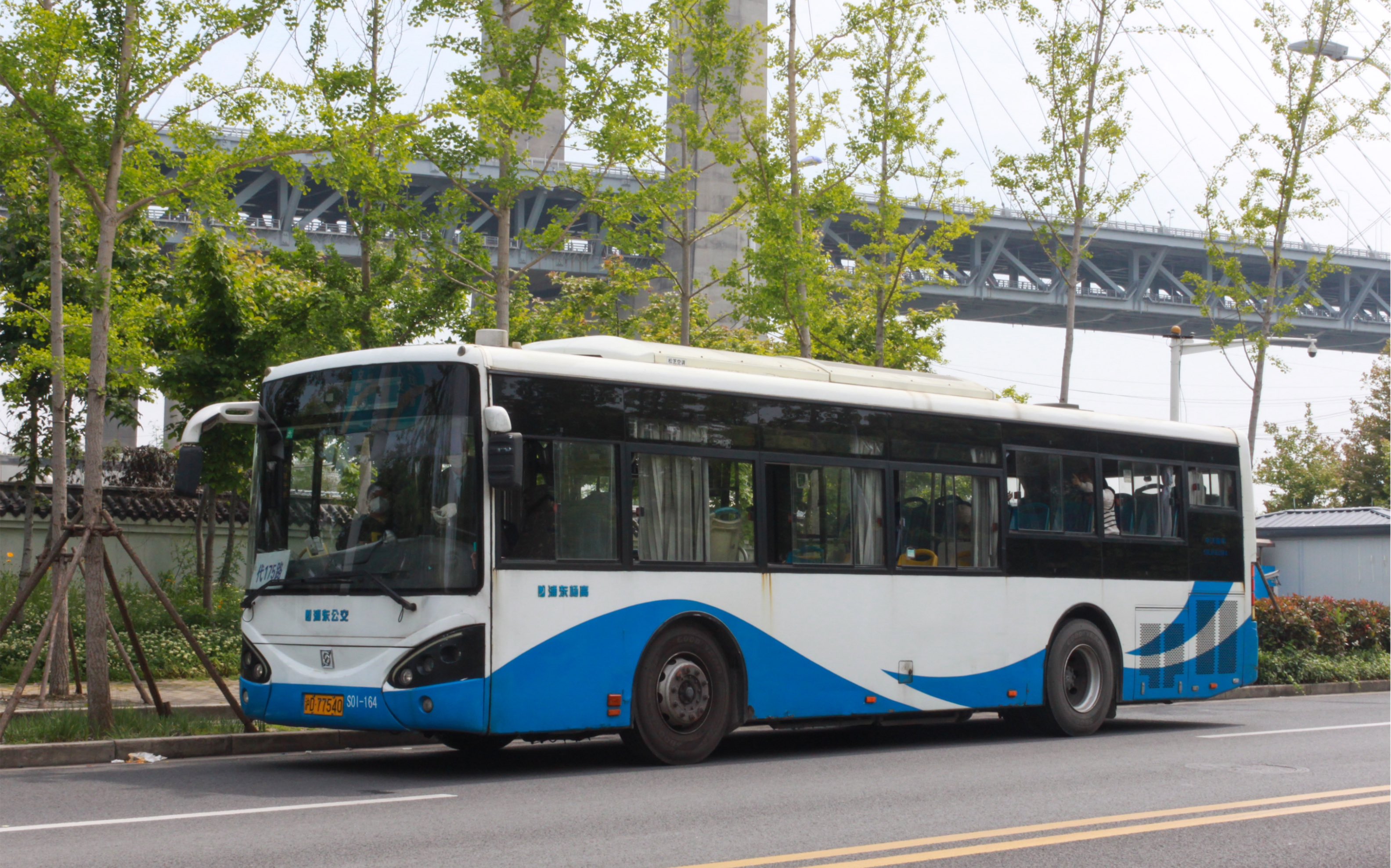 上海公交175路swb6107hg4 s0i-164运行实录