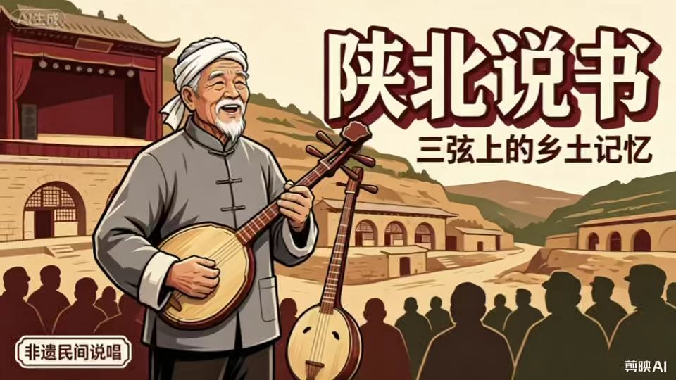 新文科大赛-陕北说书系列科普动画-陕北说书诞生及发展