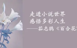 Download Video: 课文讲解 | 茹志鹃《百合花》（高考小说知识点）