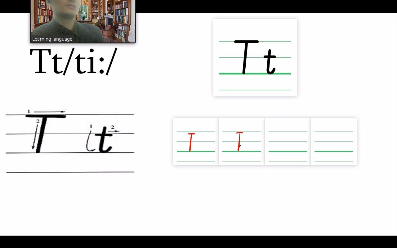 20 英语字母Tt书写哔哩哔哩bilibili