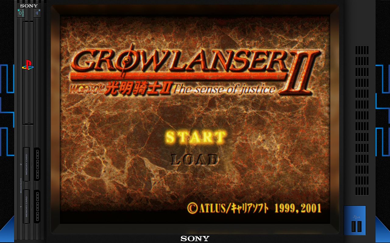 [图]PS2游戏《光明骑士2 Growlanser II》中文汉化版，反射边框滤镜演示