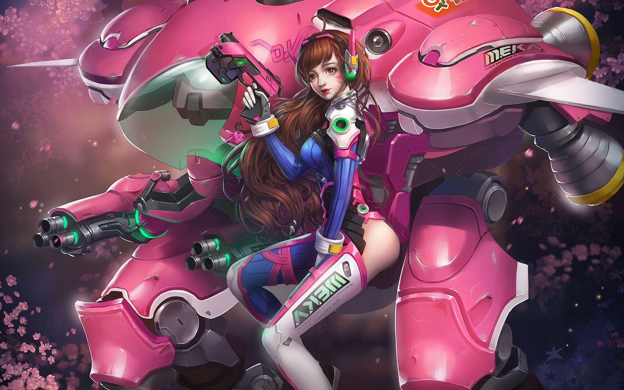 《守望先锋》震惊,某up为了泳装d.va竟然做出了