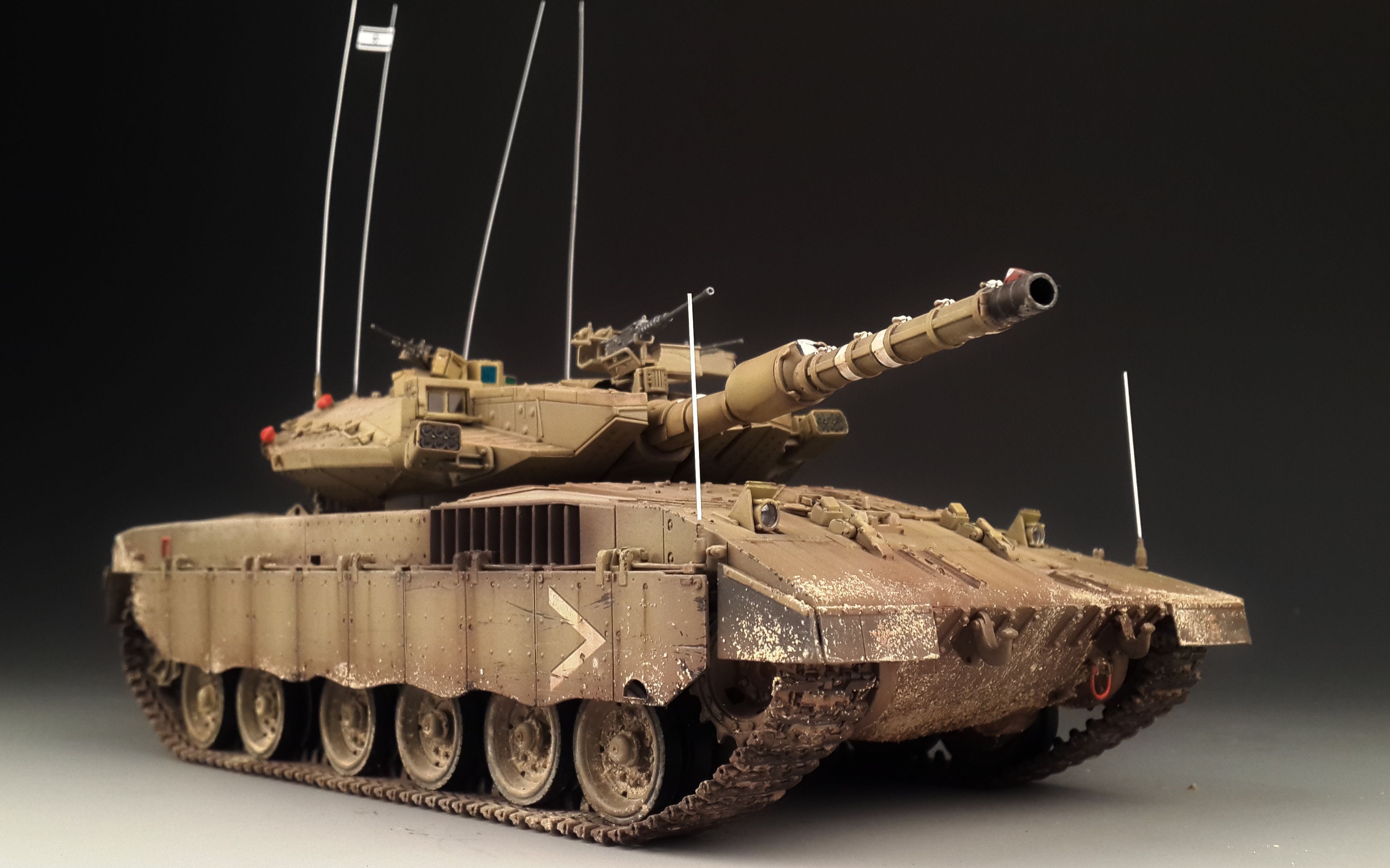 梅卡瓦3d】【merkava main battle tank mk3】【以色列陆军】【坦克