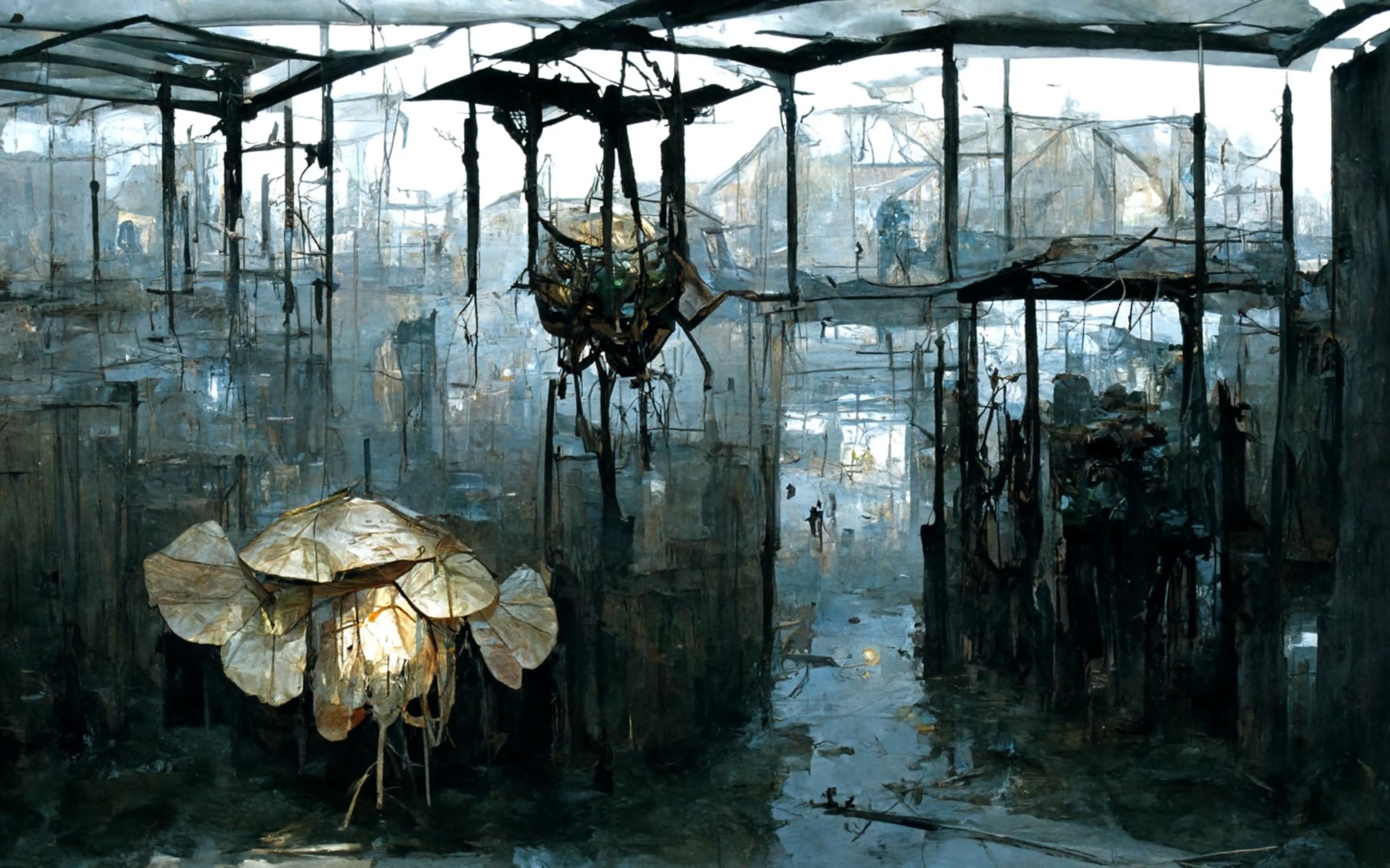 【disco diffusion】支离破碎的空间感._哔哩哔哩_bilibili