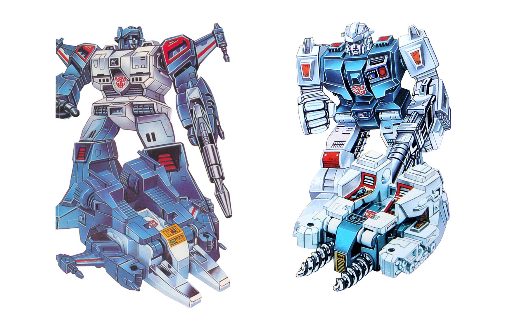 菜刀与玫瑰的变形金刚分享之g1美版弹跳战士上旋双钻