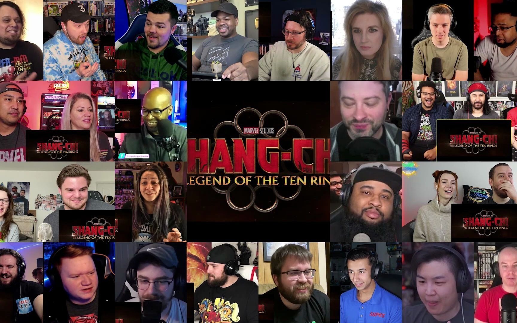 漫威尚气与十戒传奇预告反应视频