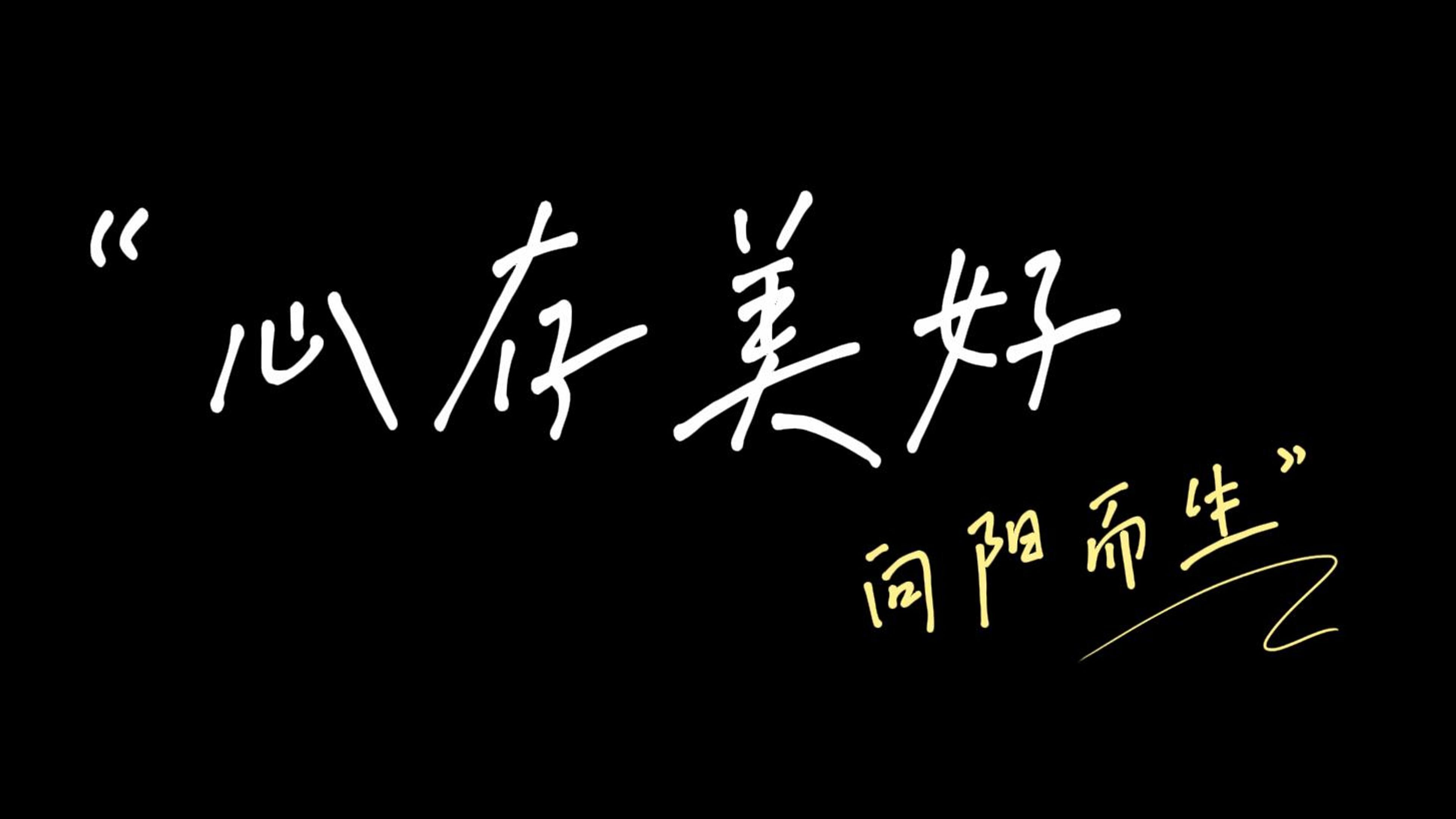心存美好 向阳而生